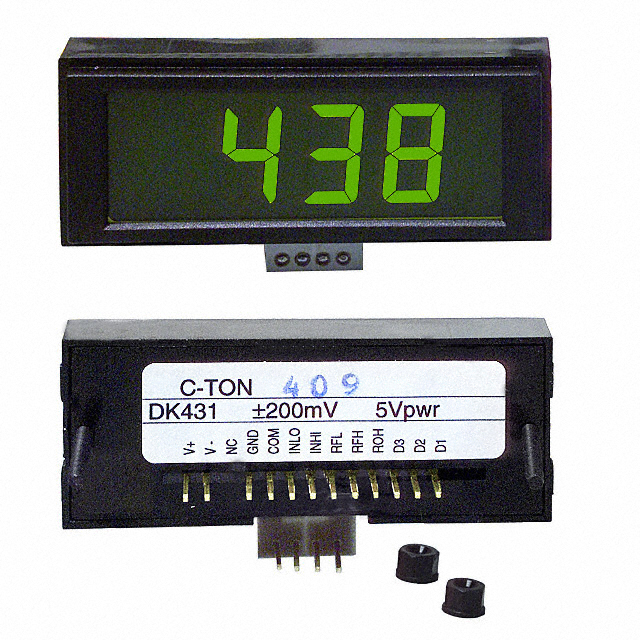 【DK431】VOLTMETER 200MVDC LCD PANEL MT