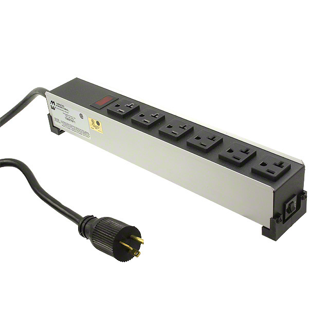 【1589T6F1】POWER STRIP14" 20A 6OUT 6'CRD