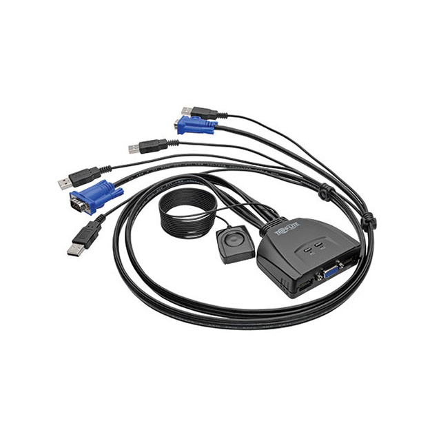 【B032-VU2】2-PORT USB/VGA CABLE KVM SWITCH