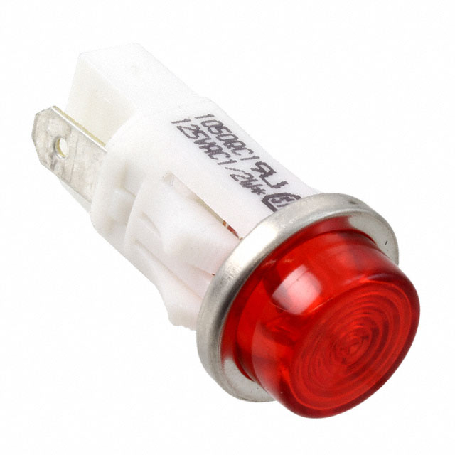 【1050QC1】LAMP NEON RED 120V PC MNT
