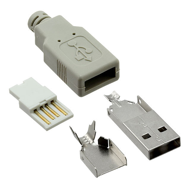 【1001-001-BE-KIT】CONN PLUG KIT USB1.1 TYPE-A