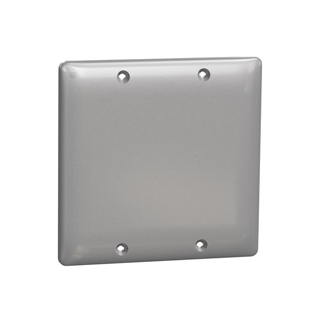 【SQWS140002GY】2 GANG BLANK WALL PLATE GY