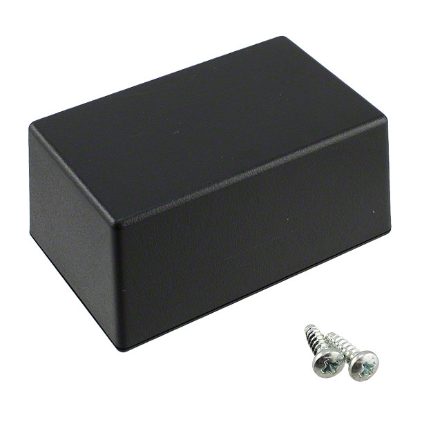 【023,BK】BOX ABS BLACK 4.1"L X 2.6"W
