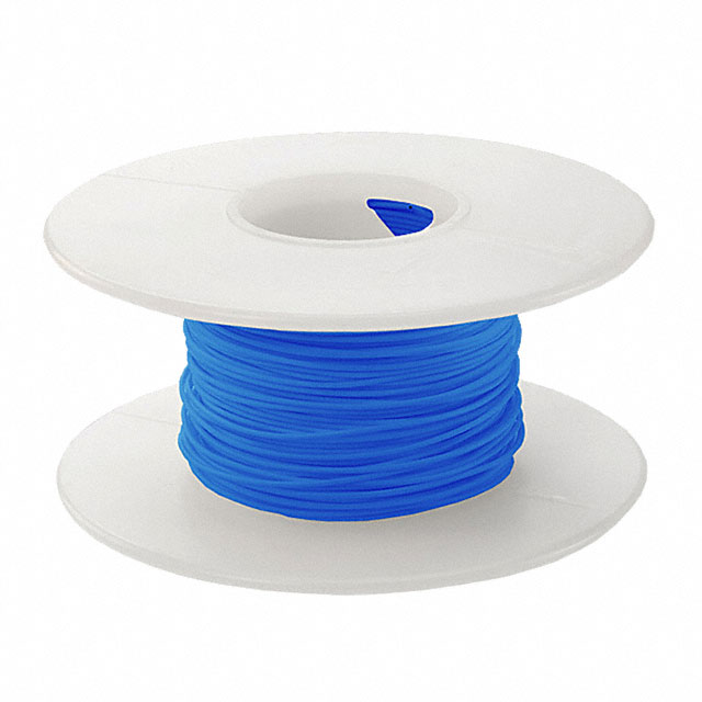 【KSW28B-0100】WIRE 28AWG BLUE 100 FT CSW