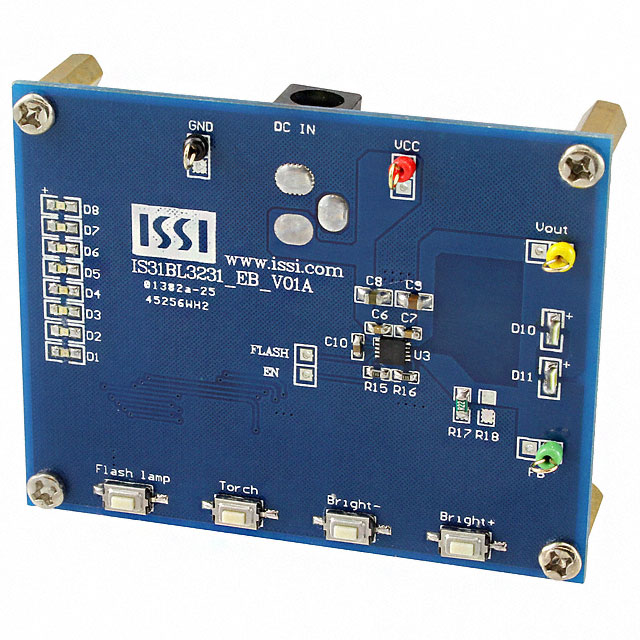 【IS31BL3231-DLS2-EB】EVAL BOARD FOR IS31BL3231-DLS2