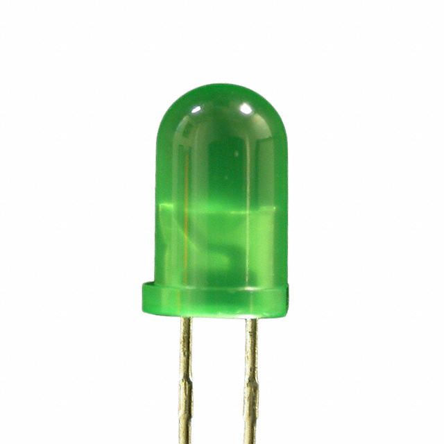 【XCVG12D】LED GREEN DIFFUSED T-1 3/4 T/H