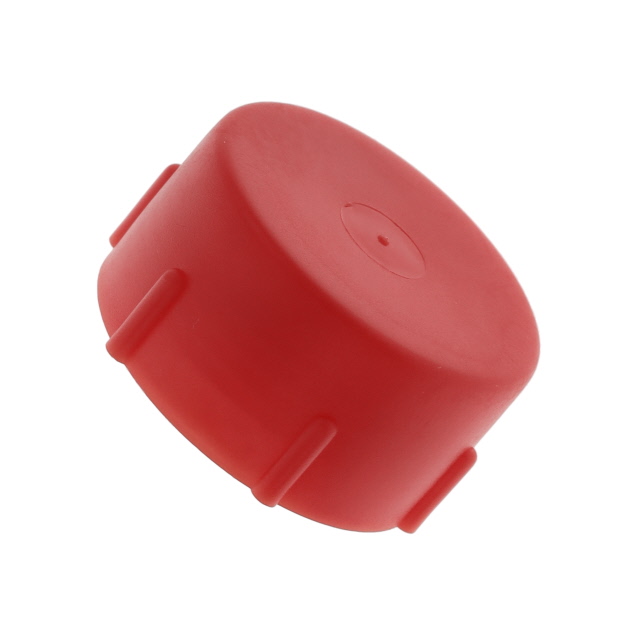 【12109A】METRIC THREADED CAP:LDPE RED,M24