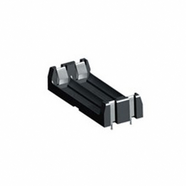 【1013】BATTERY HOLDER AA 2 CELL PC PIN