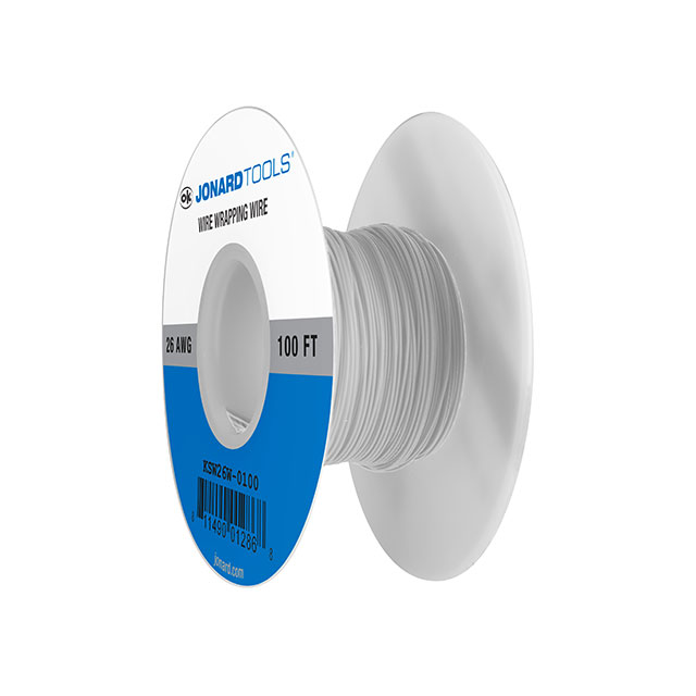 【KSW26W-0100】WIRE 26AWG WHITE 100 FT CSW