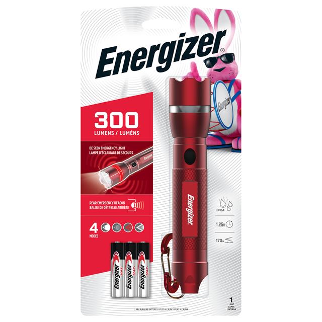 【ENESMH32E】ENERGIZER LED FLASHLIGHT, 300 LU