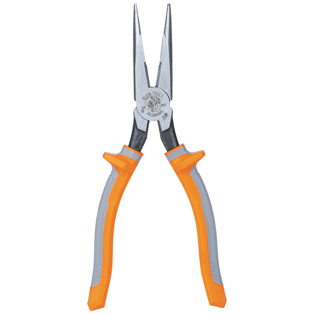 【2038RINS】PLIERS LONG NOSE SIDE CUTTERS 8"