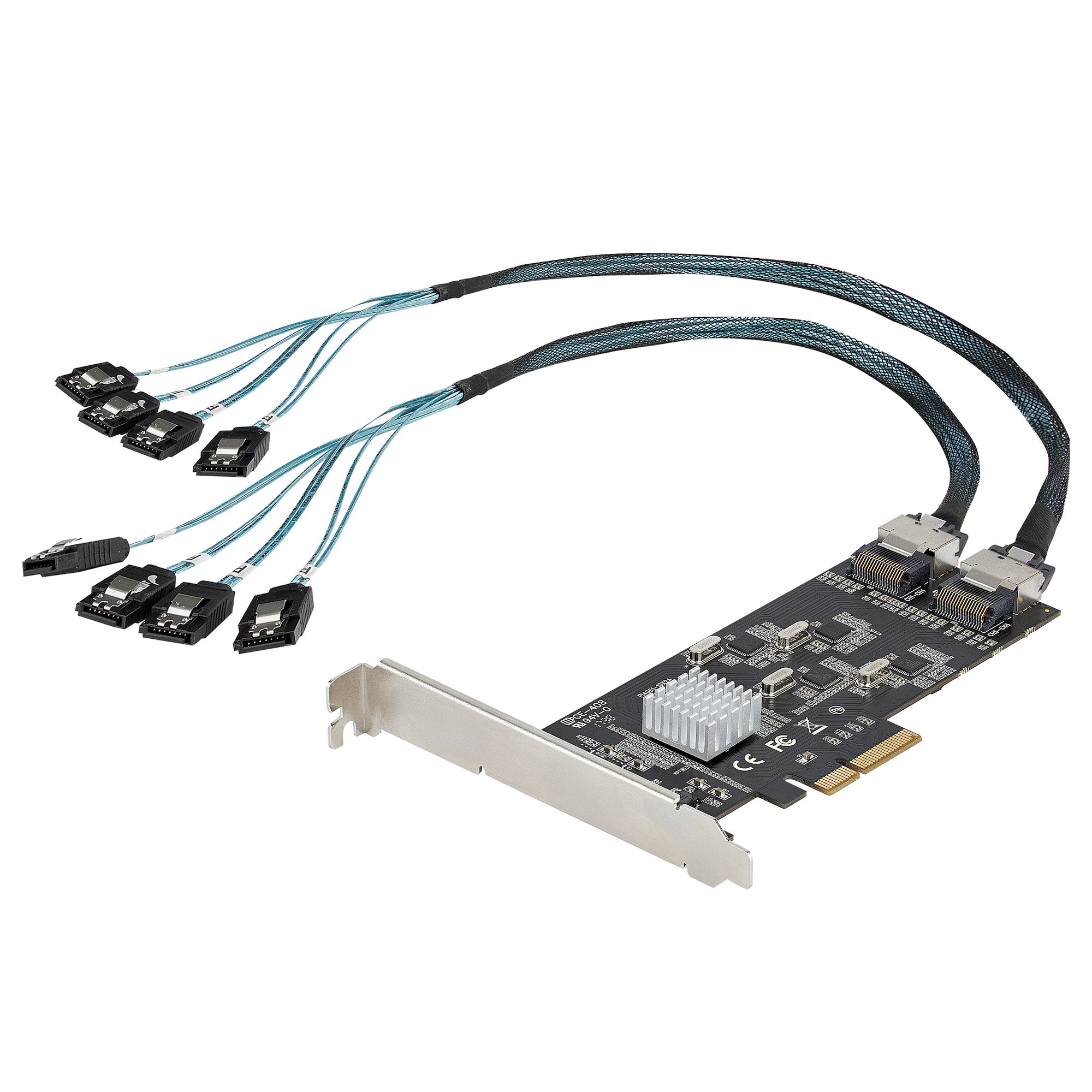 【8P6G-PCIE-SATA-CARD】8 PORT SATA 6GBPS PCIE CARD