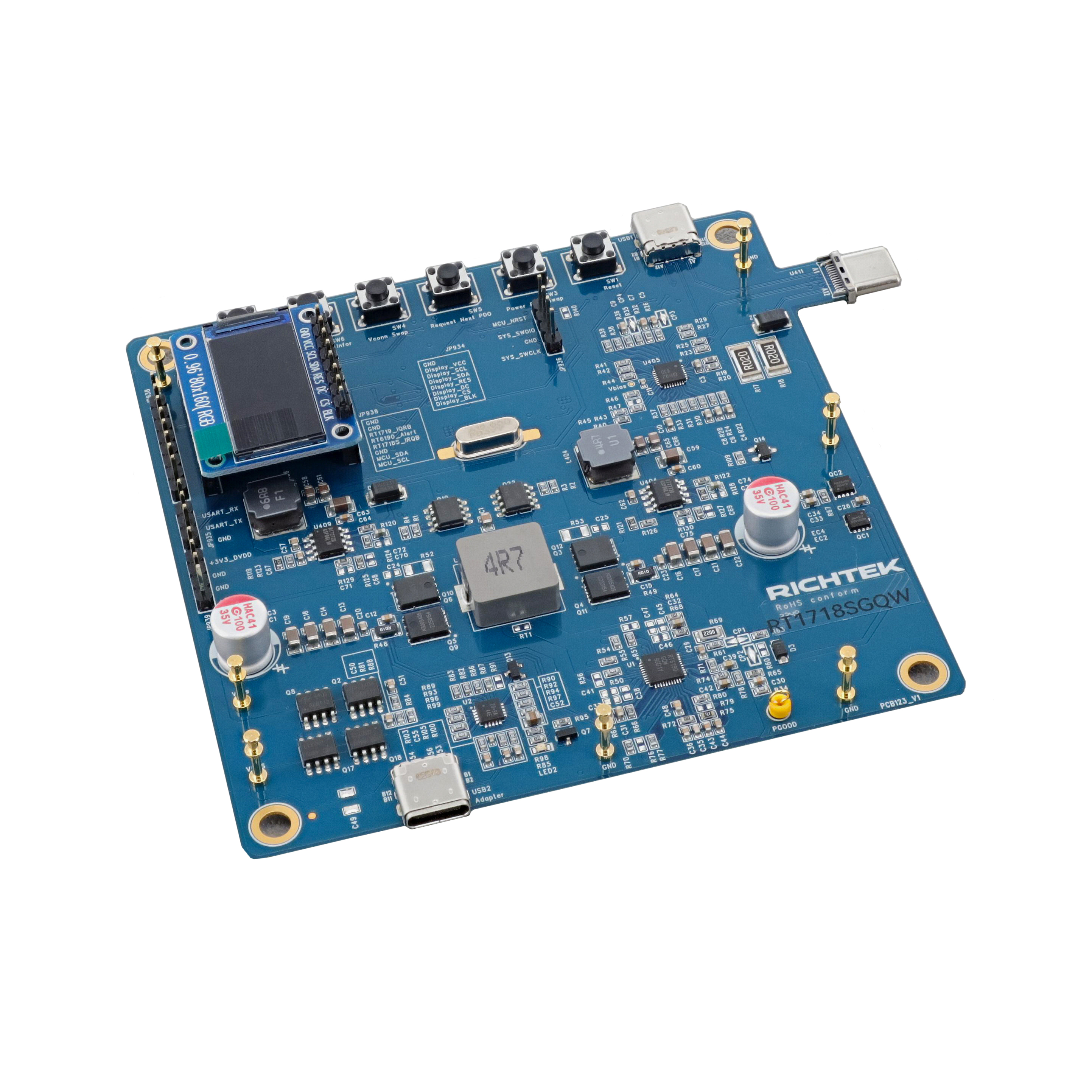 【EVB_RT1718SGQW】EVALUATION BOARD FOR RT1718SGQW