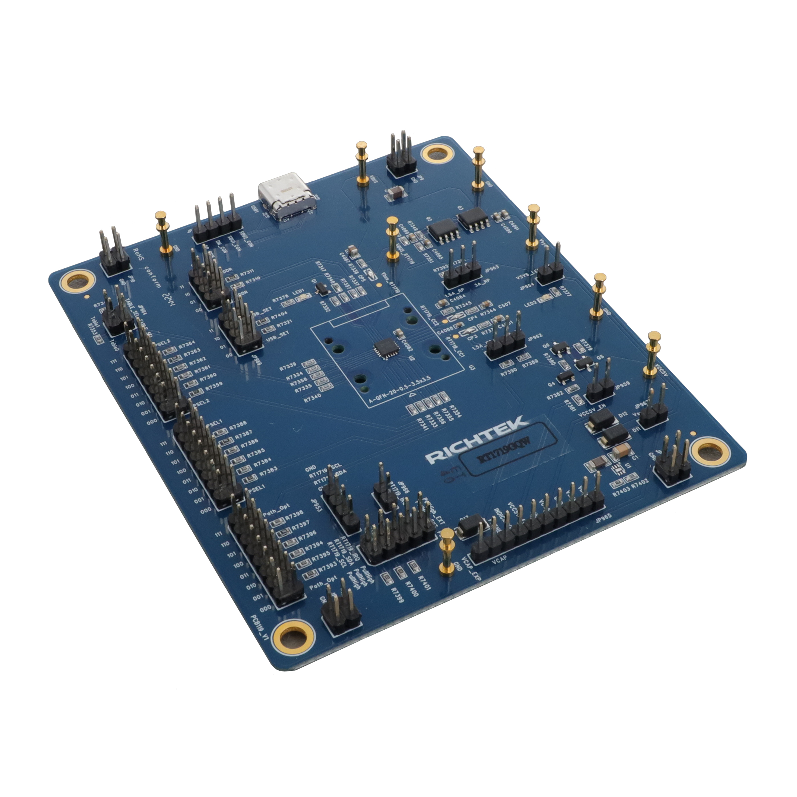 【EVB_RT1719GQW】EVALUATION BOARD FOR RT1719GQW