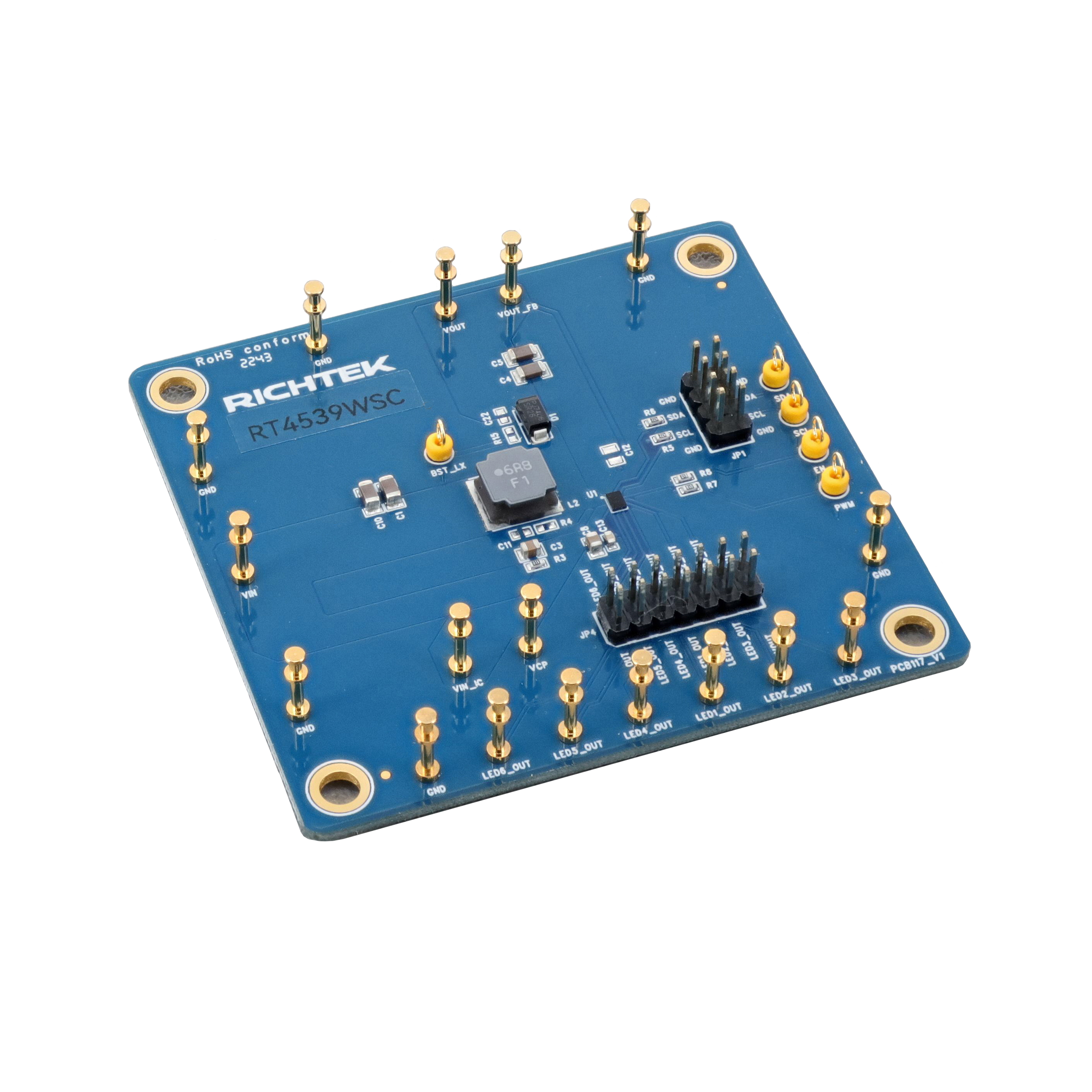 【EVB_RT4539WSC】EVALUATION BOARD FOR RT4539WSC