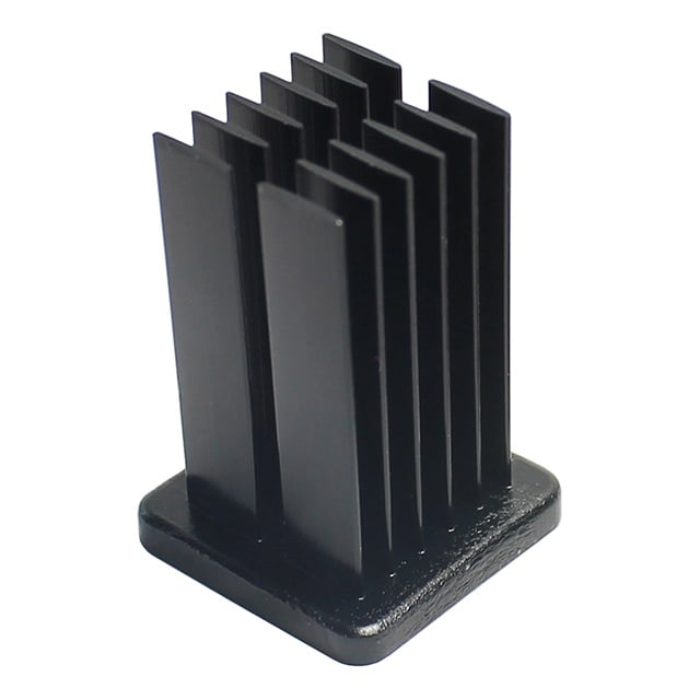 【AER19-19-18CB/A01】HEATSINK FORGED BLK ANO TOP MNT