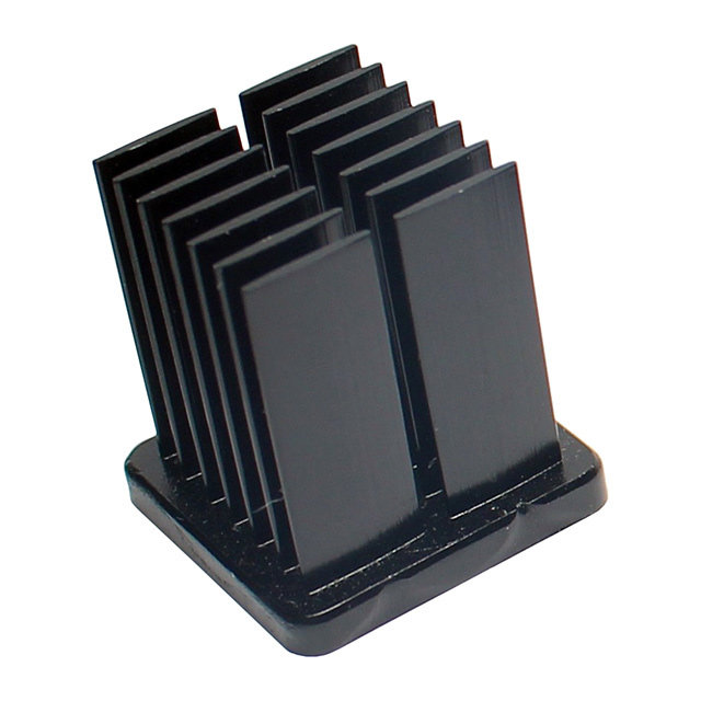 【AER21-21-12CB/A01】HEATSINK FORGED BLK ANO TOP MNT