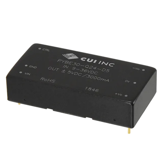 【PYBE30-Q48-D12H-DIN】DC-DC ISOLATED, 30 W, 18~75 VDC