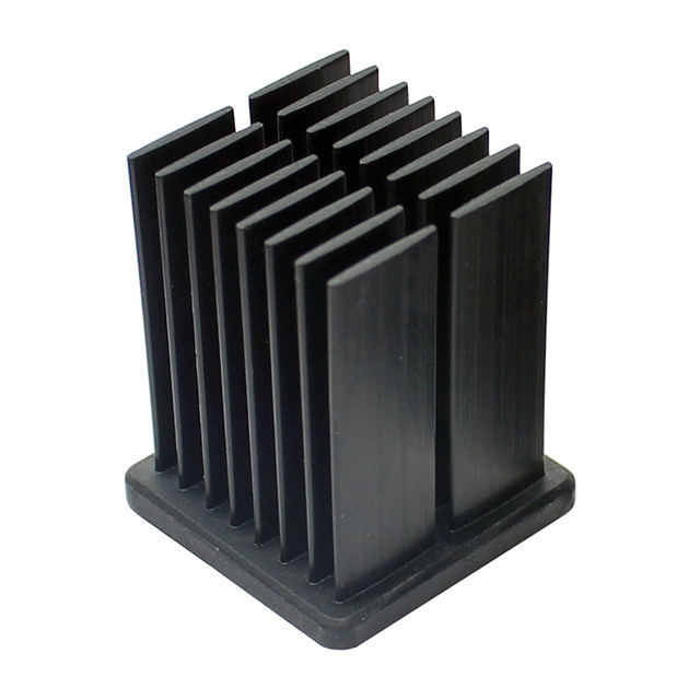 【AER23-23-12CB/A01】HEATSINK FORGED BLK ANO TOP MNT