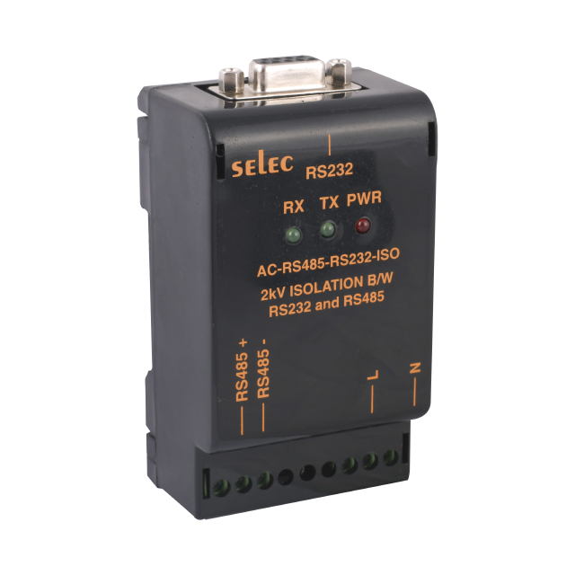 【AC-RS485-RS232-ISO】CONVERTER  RS485 TO RS232, ISOLA
