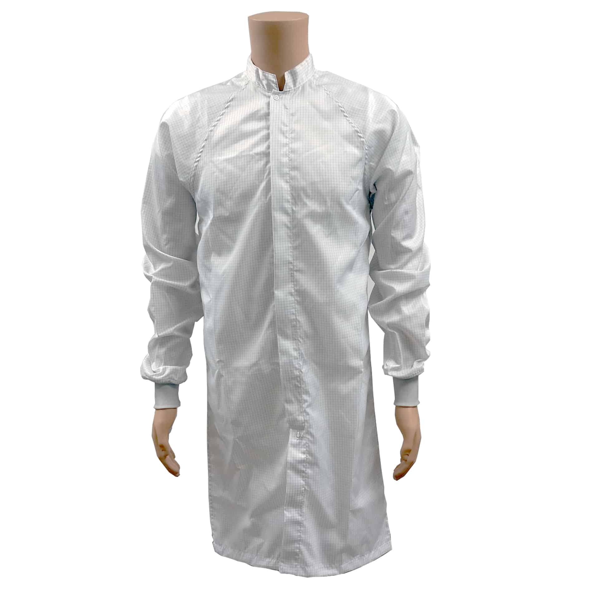 【DK-JLM6203WH】ESD CLEANROOM FROCK, WHITE, M