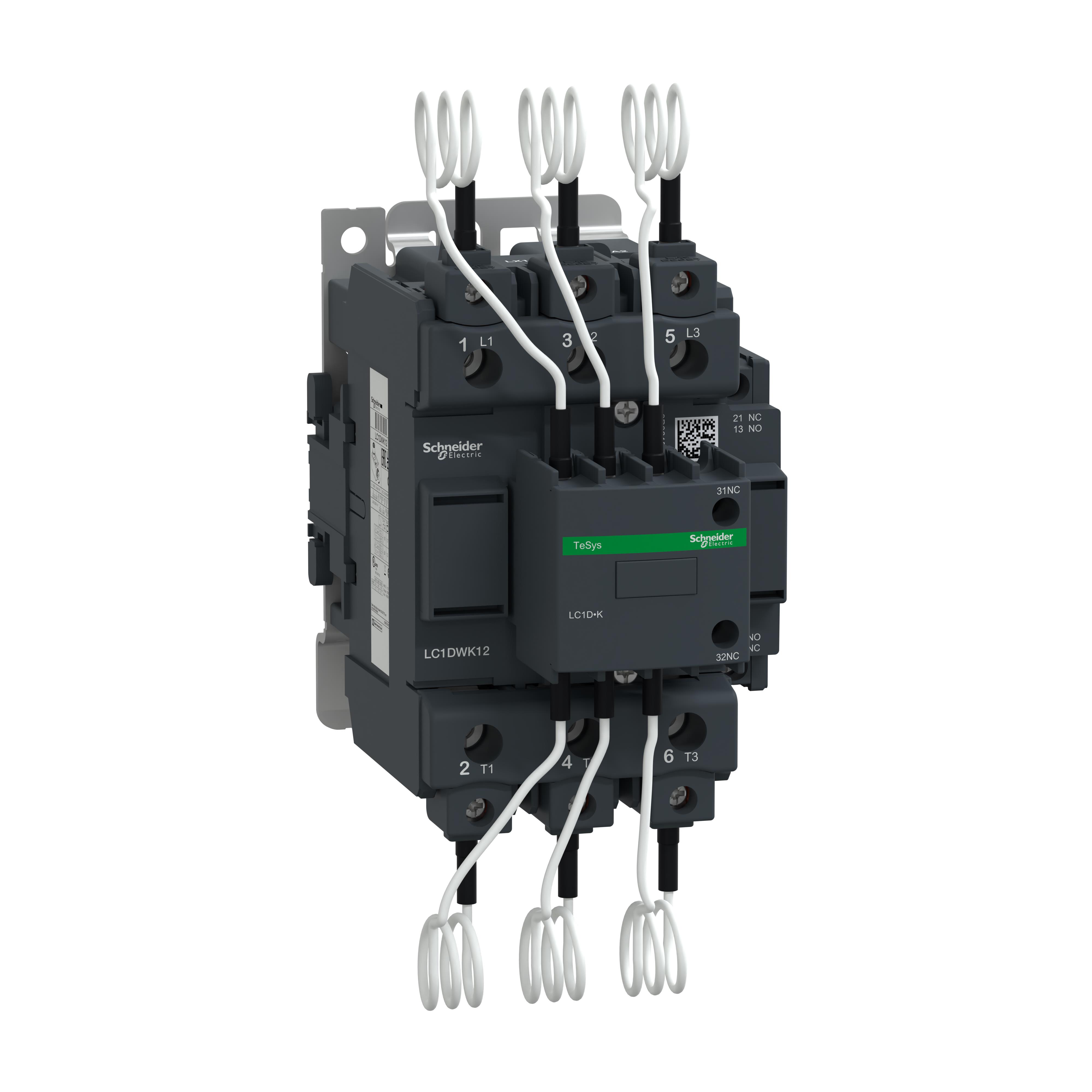 【LC1DWK12Q7】CONTACTOR CAPACITOR SWITCHING