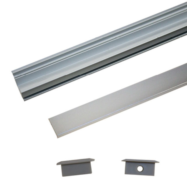 【ZFC-211000-F】1 METER RECESSED LED CHANNEL WIT