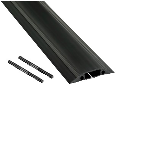 【US/FC83B/9M】30FT BLACK FLOOR CABLE COVER - C