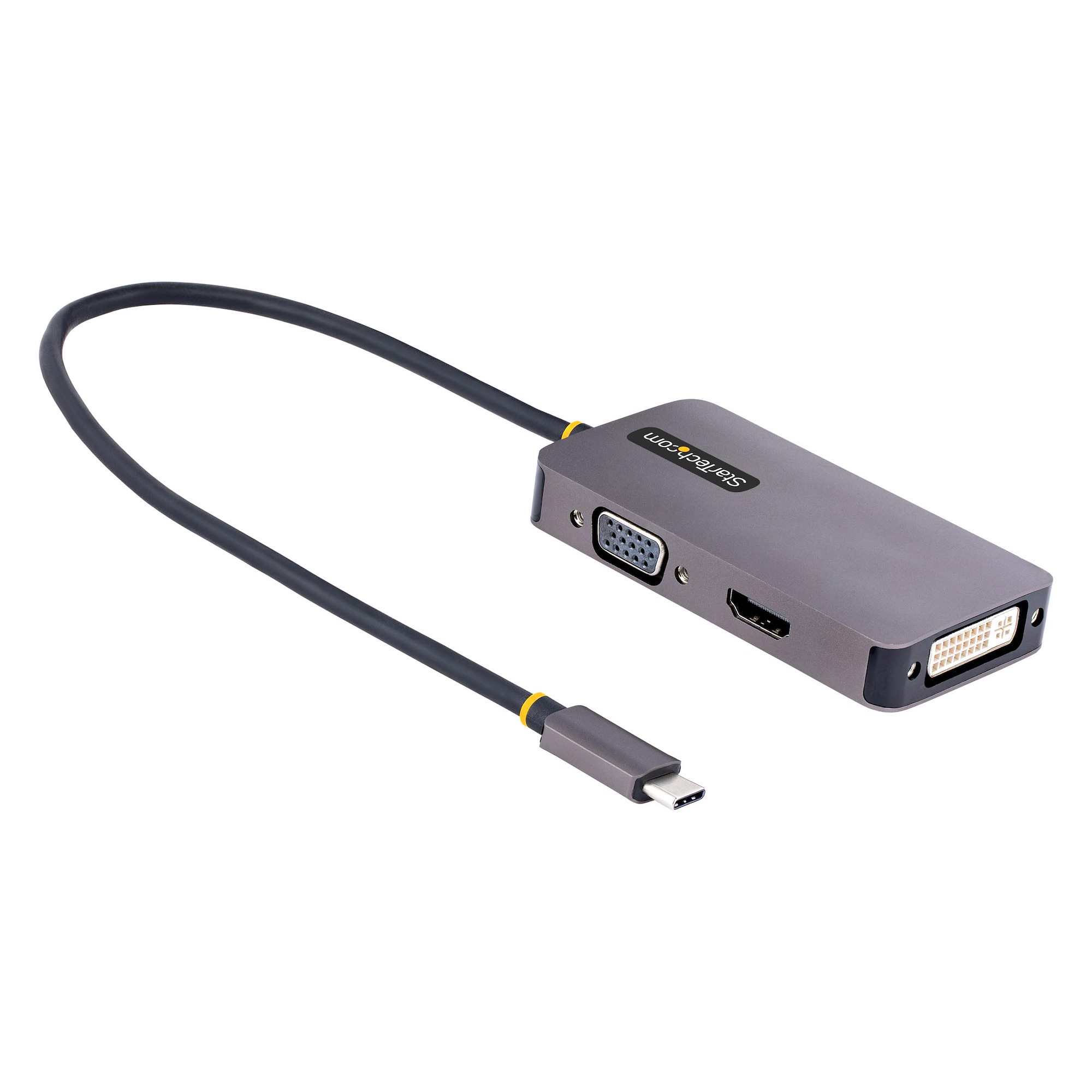 【118-USBC-HDMI-VGADVI】USB C VIDEO ADAPTER TO HDMI DVI