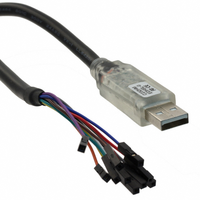 【C232HM-EDHSL-0】CABLE USB HS I2C/JTAG 5V .5M