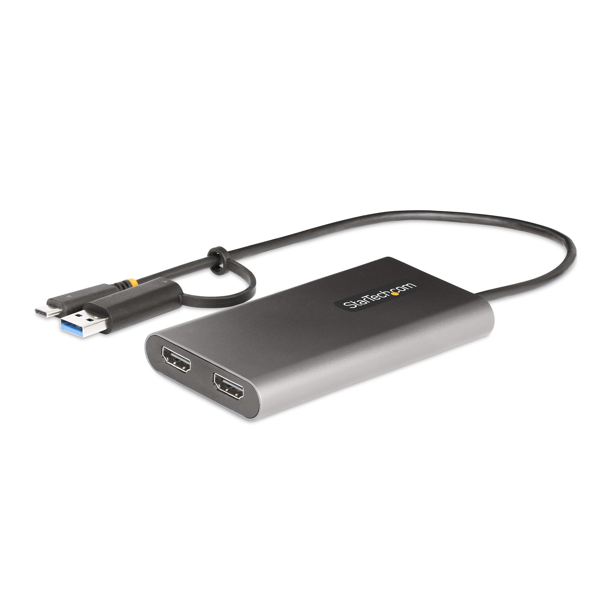 【109B-USBC-HDMI】USB-C TO DUAL-HDMI ADAPTER, USB-