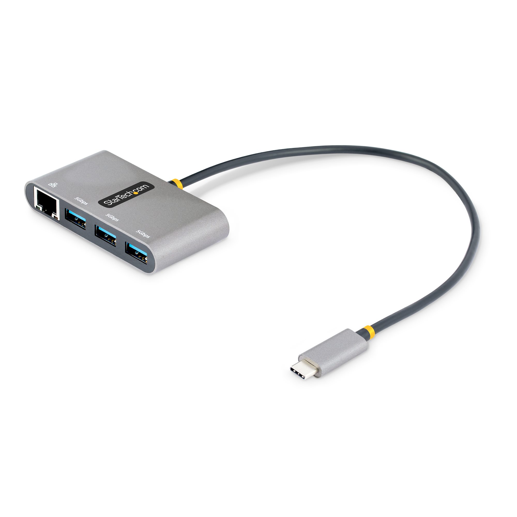 【HB30C3A1GEA2】3-PORT USB-C HUB WITH ETHERNET,