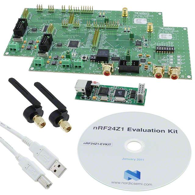 【NRF24Z1-EVKIT】KIT NRF24Z1 & USB BOARD ANT SW