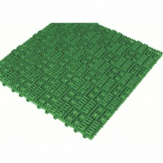 【420-0300】クロスラインマットエース 150X150 緑