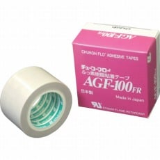 【AGF100FR-13X38】フッ素樹脂(テフロンPTFE製)粘着テープ AGF100FR 0.13t×38w×10m