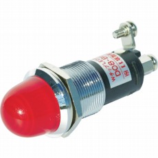 【DO8-B6M-AC/DC24V-R/R】ランプ交換型LED表示灯(AC/DC24V接続) 赤 Φ16