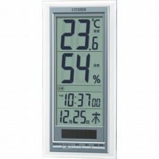 【8RD204-A19】ソーラーアシスト式温湿度計