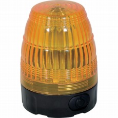 【NLF75-BA-Y】電池式小型LED回転灯 LEDフラッシャー75 黄