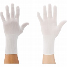 【MX386-M】快適インナー手袋(ロング)/Mサイズ (10双入)