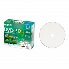 【DRD215WPE.10S】録画用DVD-R DUAL LAYER(2～8倍速 CPRM対応)10枚パック