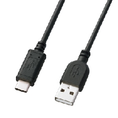 【KU-CA10K】USB2.0 TypeC - Aケーブル