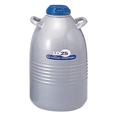 【6-7165-03】液体窒素用デュワー瓶 25LD