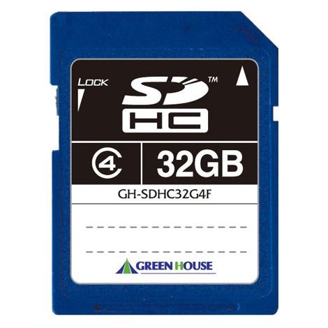 【GHSDHC4G4F】SDHCカード class4 4GB