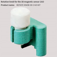 【ROTATE-KNOB-3D-2-GO-KIT】3D磁気センサ2GO評価キット用回転ノブ