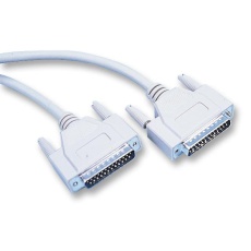 【45-0306】COMPUTER CABLE SERIAL DB9 M/F 25FT PUTTY