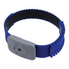【4720.】DUAL CONDUCTOR WRIST BAND ADJUSTABLE THERMOPLASTIC BLUE