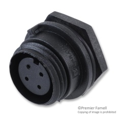 【PX0412/04/S/4550】CIRCULAR CONNECTOR RECEPTACLE 4 POSITION PANEL