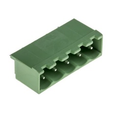 【897-1244】基板用端子台 5.08mmピッチ 1列 5極 緑