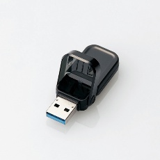 【MF-FCU3032GBK】フリップキャップ式USBメモリ(32G、ブラック)