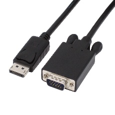 【AMC-DPVGA20】DisplayPort-VGA変換ケーブル 2m